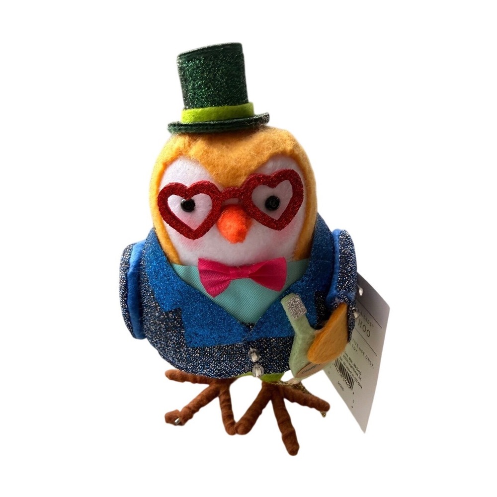 Target Wondershop 2025 Featherly Friends Ballyhoo Bird Tuxedo Heart Glasses NWT